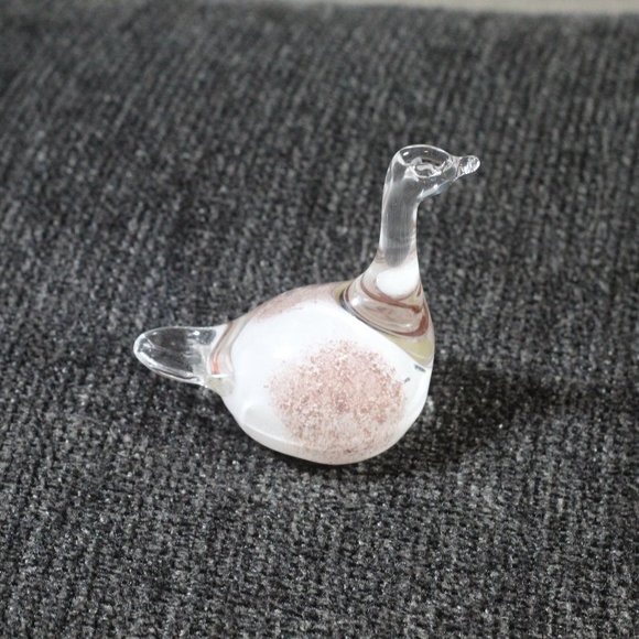 KASPAR BLEIKRISTALL SINGLE ART 24 % LEAD CRYSTAL BIRD PAPERWEIGHT - Picture 1 of 6